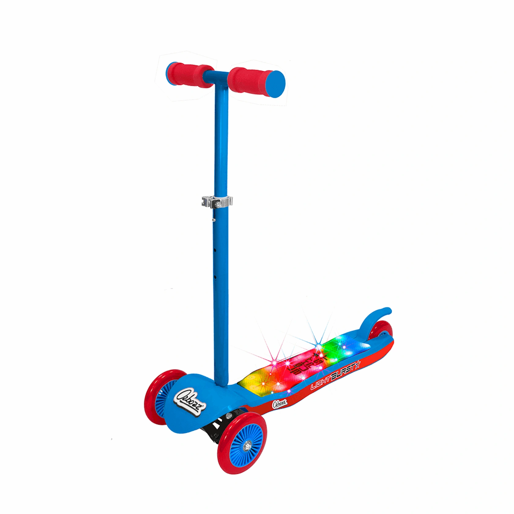 3 Wheels Light Burst Scooter Blue